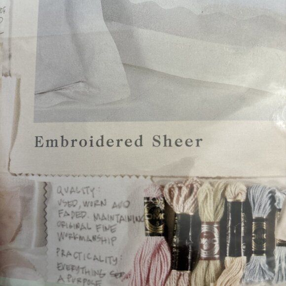 NEW Rachel Ashwell Treasures White Dust Ruffle Cotton Cottage Core Shabby Chic - Picture 5 of 9